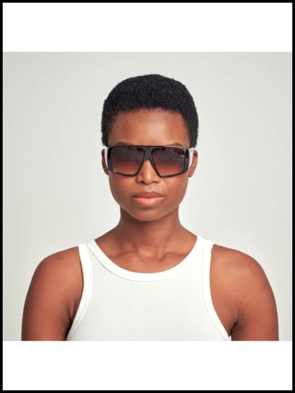 UV400 Protection Oversized Retro Wrap Around Sunglasses for Women Men
